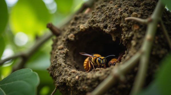 Comment identifier et détruire un nid de frelon asiatique ?